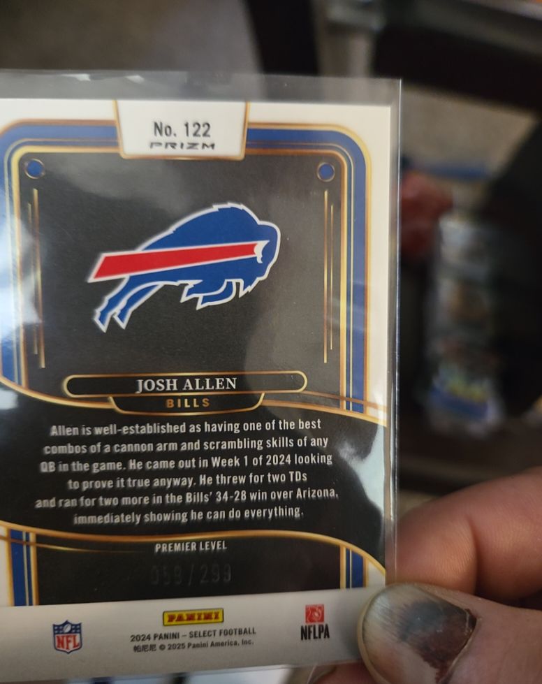 2024 Panini Select #122 Josh Allen — front