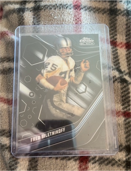 2023 Topps Composite - Topps Chrome Black #137 Fred Biletnikoff — front