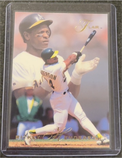 1993 Flair #260 Rickey Henderson — front
