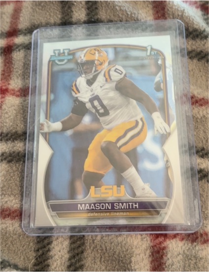 2022 Bowman University #9 Maason Smith — front
