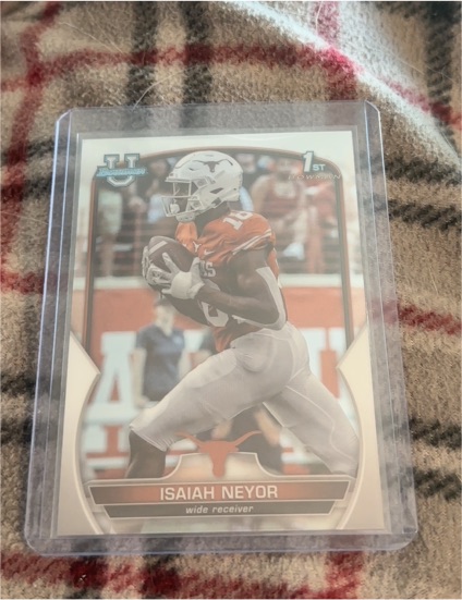 2022 Bowman University Chrome #56 Isaiah Neyor — front