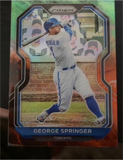 2021 Panini Prizm #185 George Springer — front
