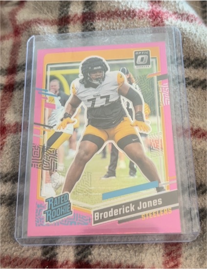 2023 Panini Donruss Optic #385 Broderick Jones — front