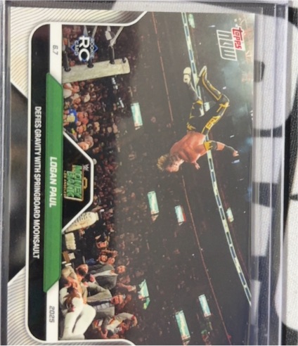 2025 Topps Now WWE #65 Logan Paul — front