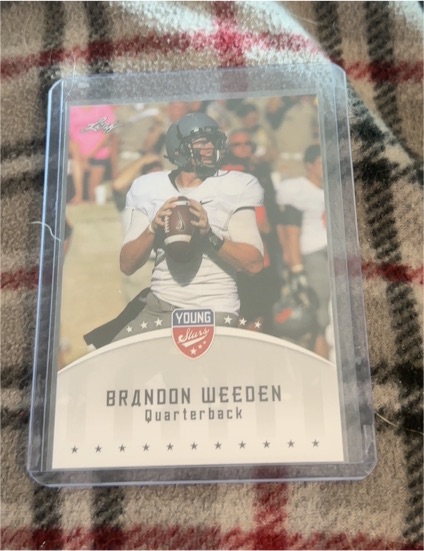 2012 Leaf Young Stars Brandon Weeden — front