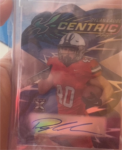 2024 Leaf Eclectic X-Centric #XC-DL1 Dylan Laube — front