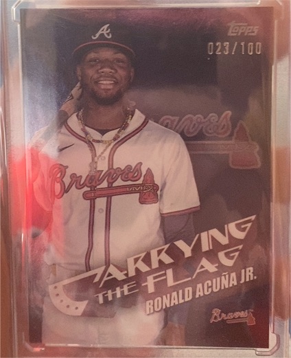 2025 Topps #CF-3 Ronald Acuña Jr. Carrying The Flag — front