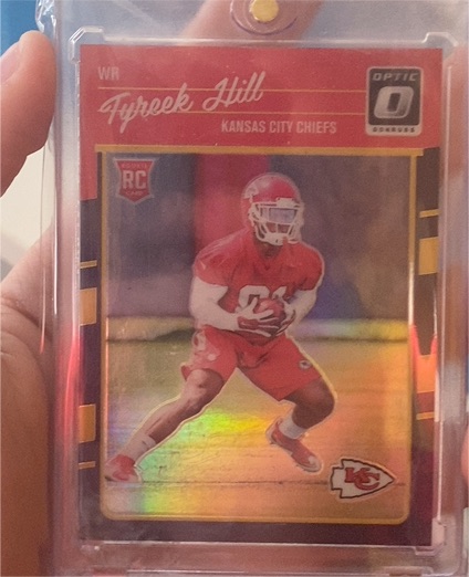 2016 Donruss Optic #117 Tyreek Hill — front