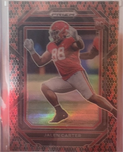 2023 Panini Prizm Draft Picks #163 Jalen Carter — front