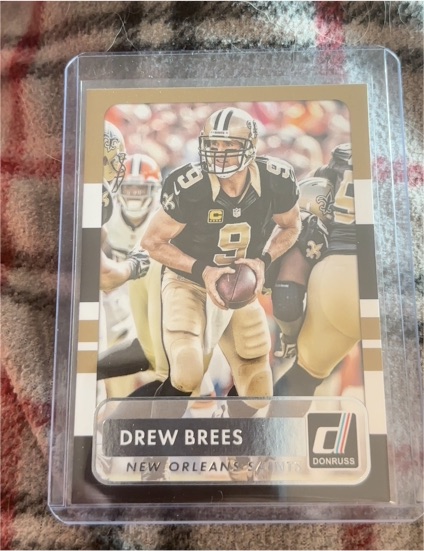 2015 Donruss #27 Drew Brees — front