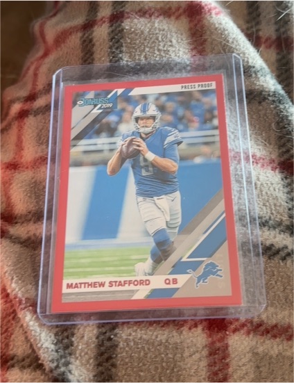 2019 Donruss #90 Matthew Stafford — front
