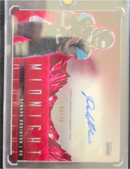 2024 Topps Midnight DeNardo Robinson #48/99 — front