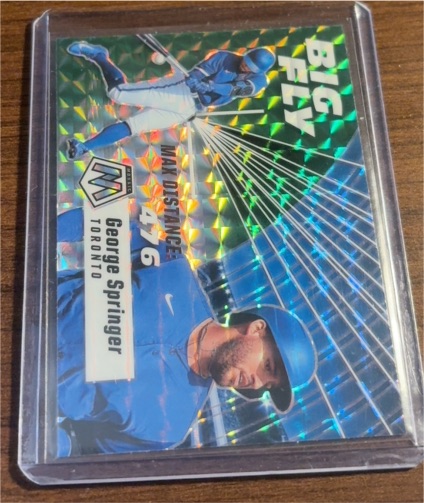 2021 Panini Mosaic Big Fly #BF6 George Springer — front