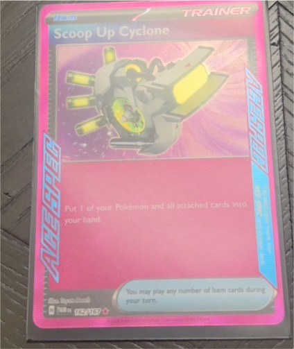 2023 Pokémon Scarlet & Violet Twilight Masquerade #162 Scoop Up Cyclone — front