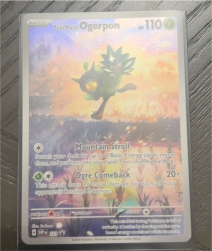 2024 Pokémon SVP #123 Teal Mask Ogerpon — front