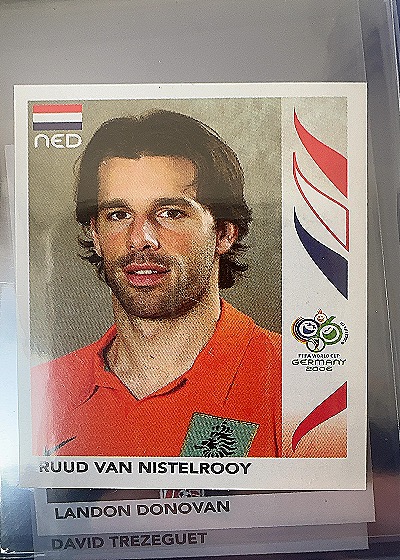 2006 Panini World Cup Germany #241 Ruud van Nistelrooy — front