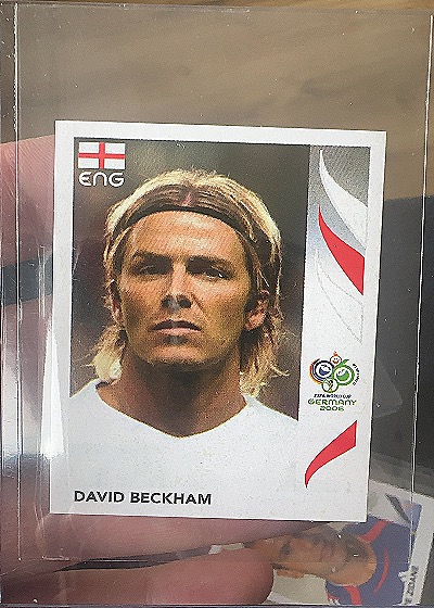 2006 Panini World Cup #103 David Beckham — front