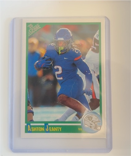 2025 Panini Score Anniversary Rookies #1 Ashton Jeanty — front