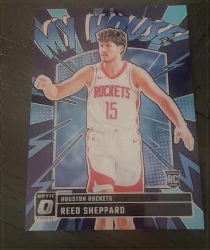 2024-25 Panini Donruss Optic My House Purple Prizm #18 Reed Sheppard — front
