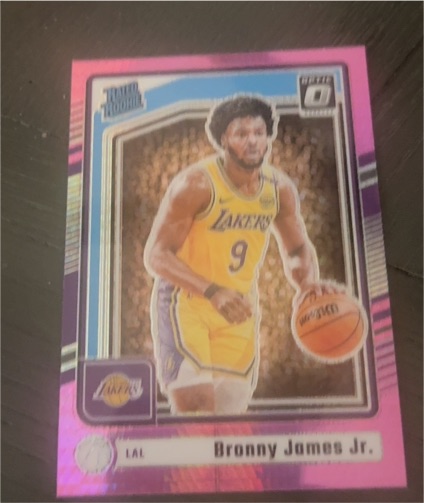 2024-25 Donruss Optic #282 Bronny James Jr. — front
