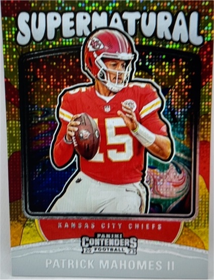 2023 Panini Contenders #10 Patrick Mahomes II Supernatural — front