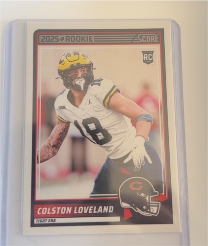2025 Panini Score #31 Colston Loveland Rookie — front
