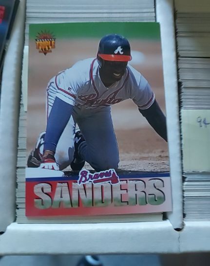 1994 Donruss Triple Play #49 Deion Sanders — front