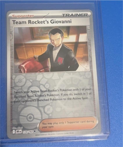 2023 Pokémon SV10: Destined Rivals #174 Team Rocket's Giovanni — front