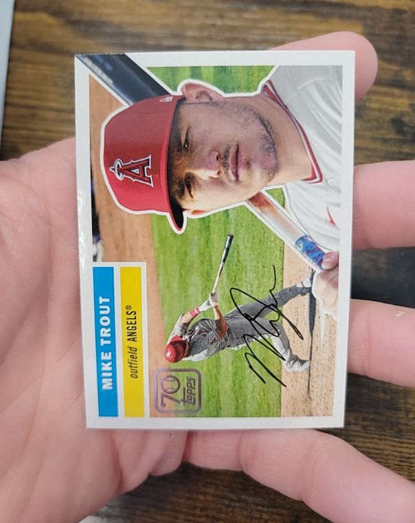2021 Topps 70 Years of Topps Baseball #70YT-6 Mike Trout — front