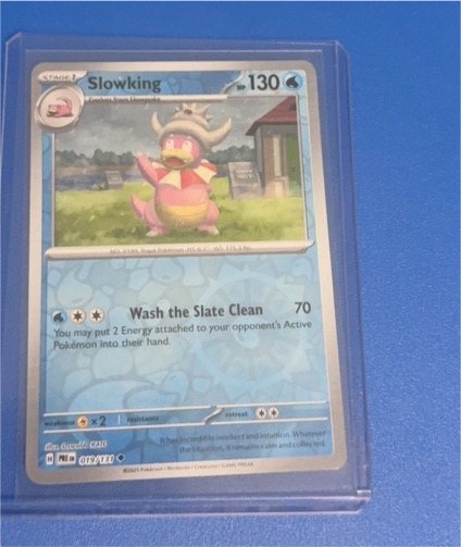 2025 Pokémon TCG Prismatic Evolutions #019 Slowking — front