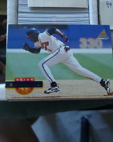 1994 Pinnacle #174 Deion Sanders — front