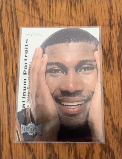 1999-00 Skybox Metal Platinum Portraits #8PP James Posey — front