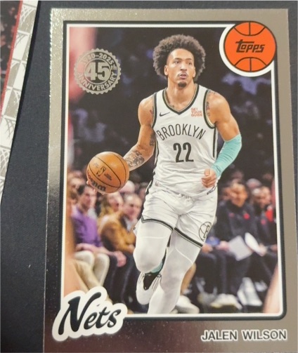 2025-26 Topps 45th Anniversary #80BK-9 Jalen Wilson — front