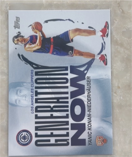 2025-26 Topps Generation Now #GN Yanic Konan-Niederhauser — front