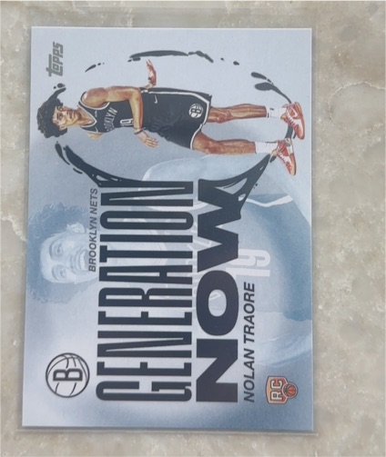 2025-26 Topps #GN-19 Nolan Traore Generation Now — front