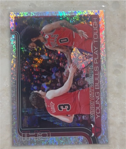 2025-26 Topps #277 Josh Giddey / Coby White Windy City Wonder — front