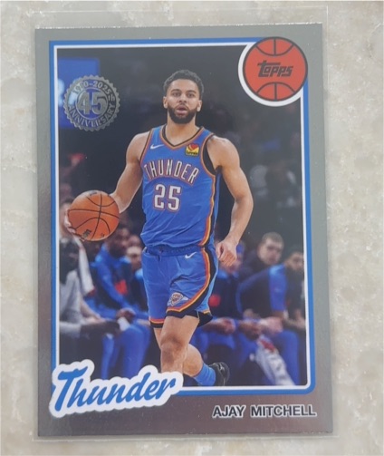 2025-26 Topps #80BK-25 Ajay Mitchell — front