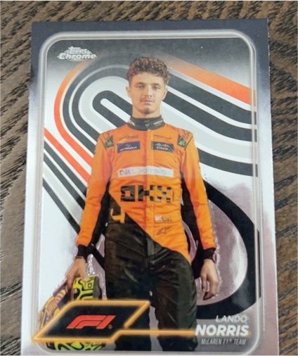 2024 Topps Chrome Formula 1 #7 Lando Norris — front