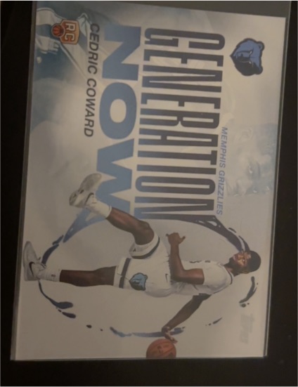2025-26 Topps #GN-11 Cedric Coward Generation Now — front