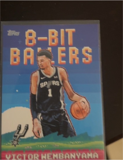 2025-26 Topps Basketball #8B-4 Victor Wembanyama 8-Bit Ballers — front