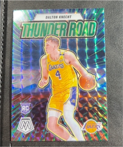 2024-25 Panini Mosaic Thunder Road #18 Dalton Knecht — front