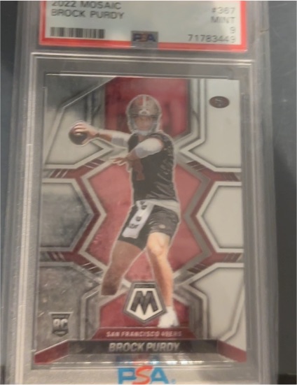 2022 Panini Mosaic #367 Brock Purdy — front