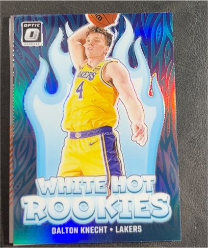 2024-25 Panini Donruss Optic #9 Dalton Knecht White Hot Rookies — front
