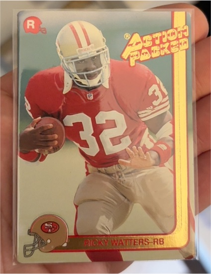 1991 Action Packed #44 Ricky Watters — front