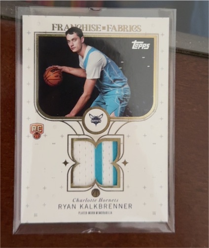 2025-26 Topps Basketball Franchise Fabrics #FF-RK Ryan Kalkbrenner — front