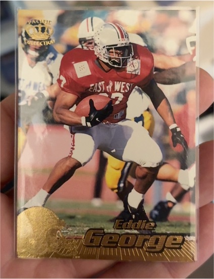 1996 Pacific #177 Eddie George Rookie — front