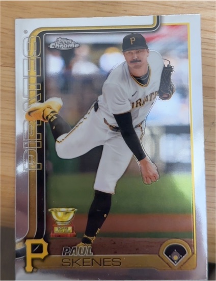 2025 Topps Chrome #300 Paul Skenes — front