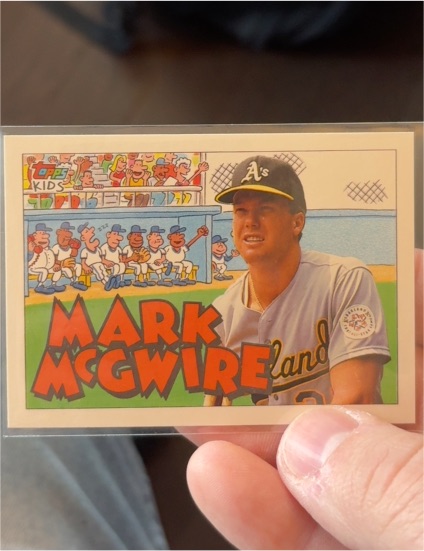 1992 Topps Kids #121 Mark McGwire — front