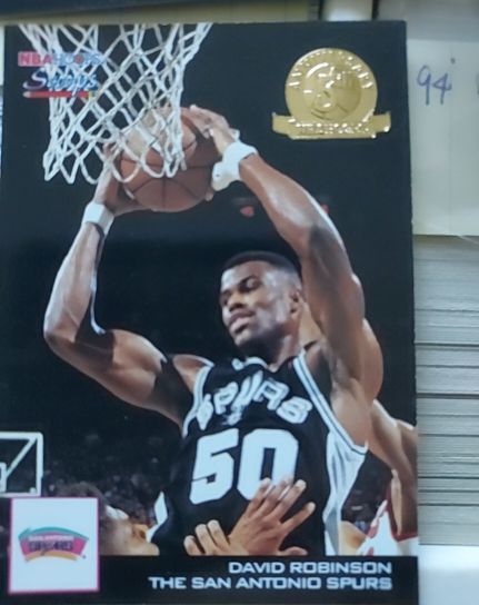 1993-94 Hoops Scoops #HS24 David Robinson — front
