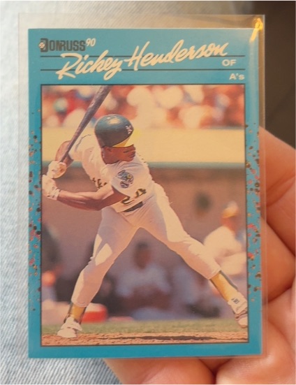 1990 Donruss Best of the American League #124 Rickey Henderson — front